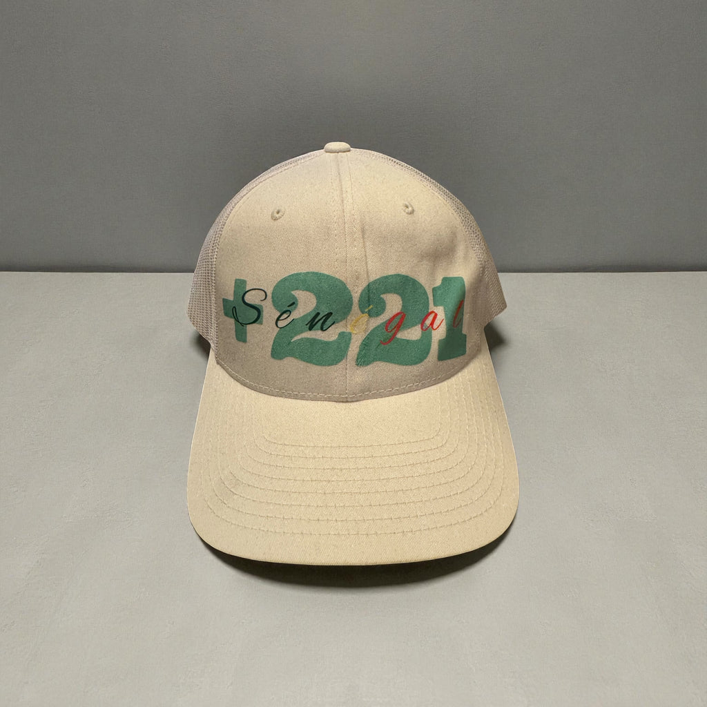 Senegal Country Code Trucker Cap (+221)