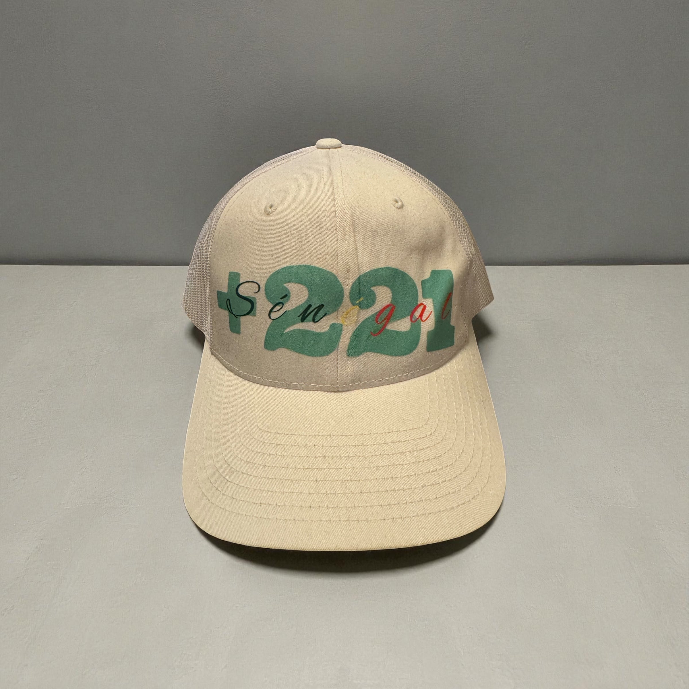 Senegal Country Code Trucker Cap (+221)