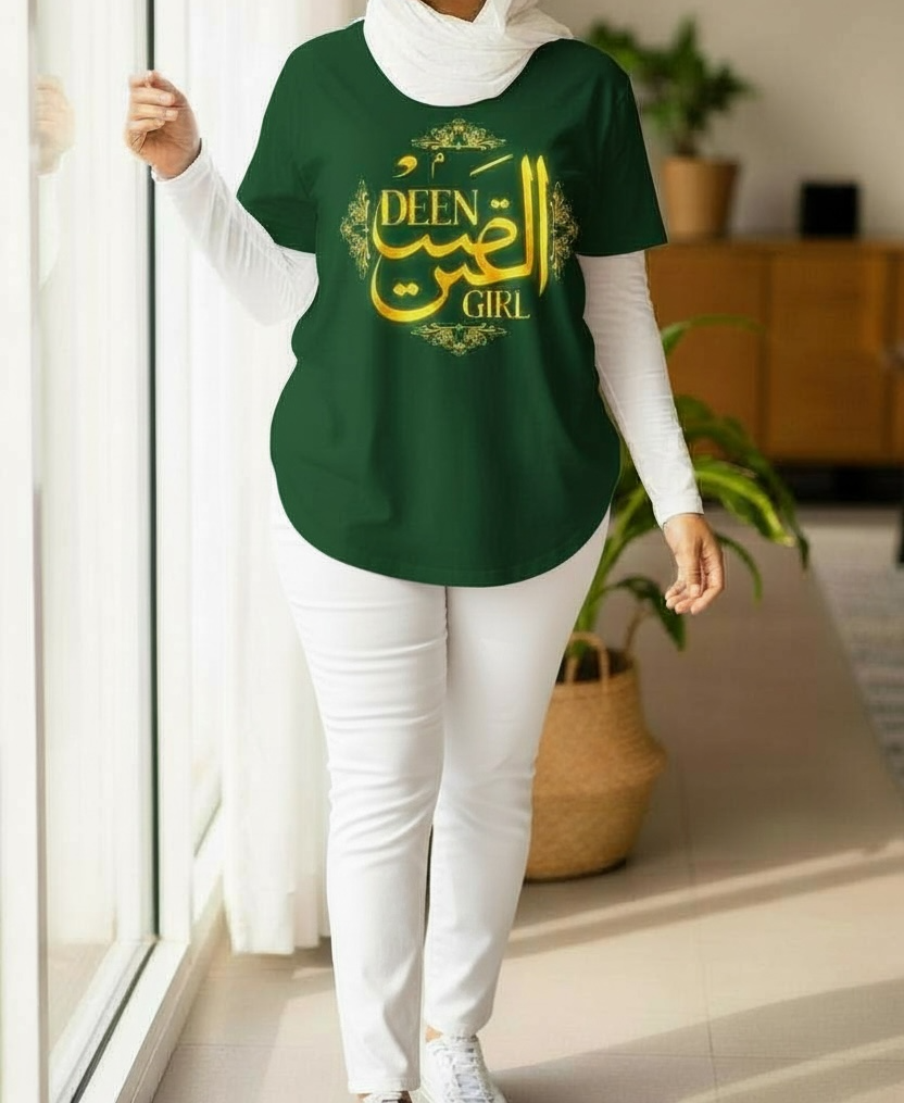 Deen Girl gold foil Tshirt