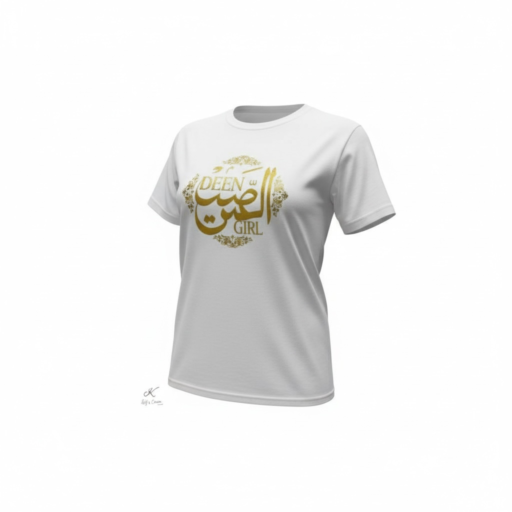 Deen Girl gold foil Tshirt